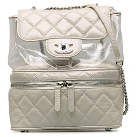 Chanel-CHANEL Backpacks Pearl Bag-White