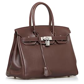 Hermès-HERMES Sacs à main Intemporels/classique-Marron