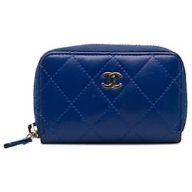 Chanel-CHANEL Bolsas clutch atemporais/clássico-Azul