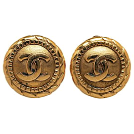 Chanel-CHANEL Earrings Timeless/classique-Golden