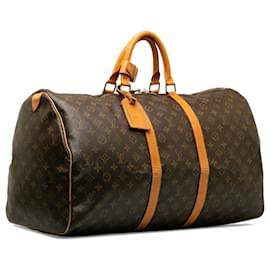 Louis Vuitton-LOUIS VUITTON Travel bags-Brown