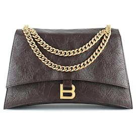 Balenciaga-BALENCIAGA Handbags Crush-Brown