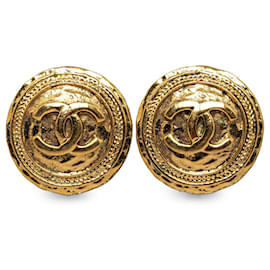 Chanel-CHANEL Earrings Timeless/classique-Golden