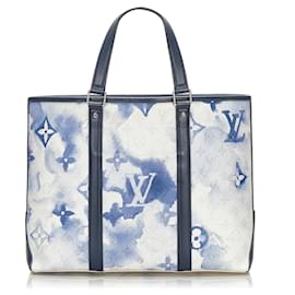 Louis Vuitton-LOUIS VUITTON Sacs à main Week-end-Bleu