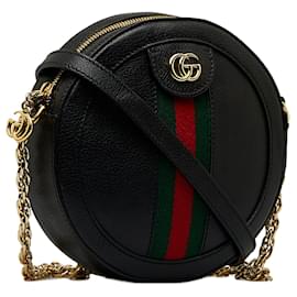 Gucci-GUCCI Handtaschen Umhängetasche-Schwarz