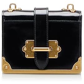Prada-PRADA Handbags Cahier-Black