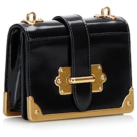 Prada-PRADA Handbags Cahier-Black