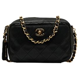 Chanel-CHANEL Handbags Camera Bag-Black