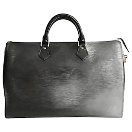 Louis Vuitton-Louis Vuitton Louis Vuitton Speedy 40 sac à main en cuir épi noir-Noir