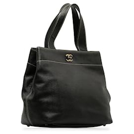 Chanel-CHANEL Handbags Kelly Depeches-Black