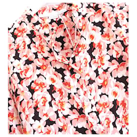 Stella Mc Cartney-Camicia di seta stampata con fiori di Stella McCartney-Rosa