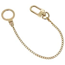 Louis Vuitton-Louis Vuitton Bijoux de sac chaîne et porte clés-Dourado