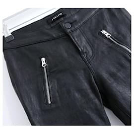 J Brand-Pantalones de cuero de J Brand-Negro