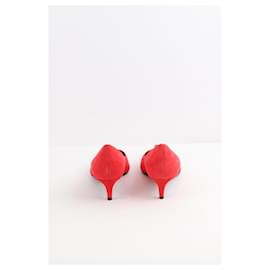 Stella Luna-Suede heels-Red