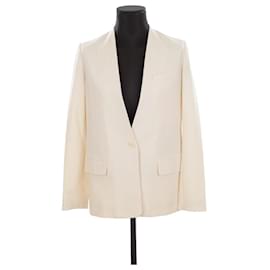 Maje-chaqueta de traje-Blanco