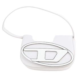 Diesel Leather shoulder handbag White
