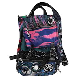 Kenzo Blue backpack Blue