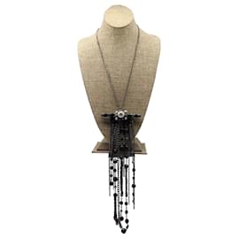 Autre Marque-Mehrreihige Halskette mit CC-Logo und bunten Perlen von Chanel-Mehrfarben
