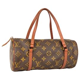 Louis Vuitton-Louis Vuitton Canvas Monogram Papillon Handbag-Brown