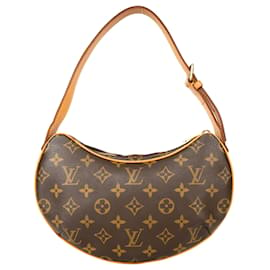 Louis Vuitton-Louis Vuitton Canvas Monogram Croissant PM Shoulder Bag-Brown