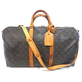 Louis Vuitton-Keepall 50 Bandoulière Monogram - VI883-Brown
