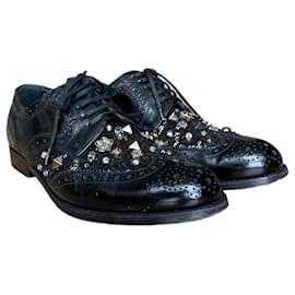 Dolce & Gabbana-Zapatos con cordones-Negro