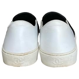 Chanel-Sneakers-Schwarz,Weiß