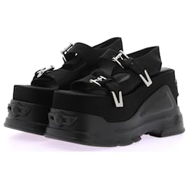 Versace-VERSACE  Sandals T.eu 37 leather-Black