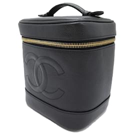 Chanel-Vanity Bag Caviale Nero CC Chanel-Nero