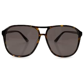 Gucci-Gafas de sol de acetato de aviador negras de Gucci-Otro