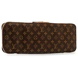 Louis Vuitton-Estuche Louis Vuitton con monograma marrón 5 Estuche para corbata-Castaño