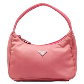 Prada-Prada Tessuto Mini Handbag Canvas Handbag in Good condition-Other