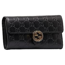 Gucci-Guccissima Leather Interlocking G Long Wallet 369663-Other