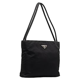 Prada-Prada Tessuto Bolso De Hombro Bolso De Lona B6243 en buen estado-Otro