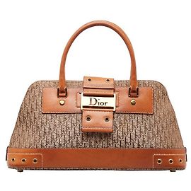 Dior Bolsa chique de rua em lona oblíqua Outro