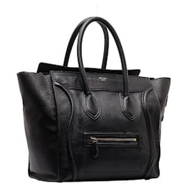 Céline-Mini Leather Luggage Tote Bag-Other