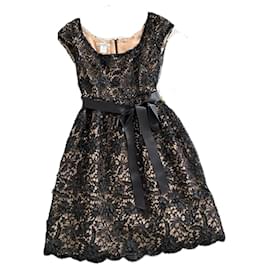 Oscar de la Renta-4K$ Jewel Embellishment Dress-Black