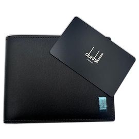 Alfred Dunhill Portafoglio Dunhill 8cc pelle marrone testa di moro Marrone scuro