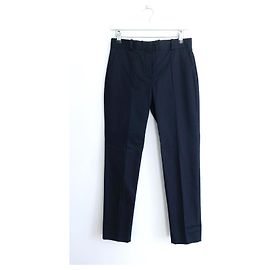 Calças Loro Piana Derk Symphony Cotto Azul Marinho Azul marinho