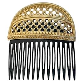 Dolce & Gabbana-Magnificent precious hair comb hair clip DOLCE & GABBANA-Golden