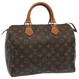 Louis Vuitton-Louis Vuitton Monogram Speedy 30 Hand Bag M41526 LV Auth 69314-Monogram