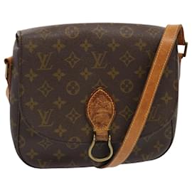 Louis Vuitton-LOUIS VUITTON Monogram Saint Cloud GM Shoulder Bag Vintage M51242 Auth bs13008-Monogram