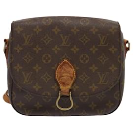 Louis Vuitton-LOUIS VUITTON Monogram Saint Cloud GM Shoulder Bag Vintage M51242 Auth bs13008-Monogram