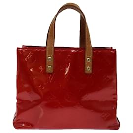 Louis Vuitton-Bolsa de mão LOUIS VUITTON Monogram Vernis Reade PM Vermelho M91088 Autenticação LV tb1052-Vermelho