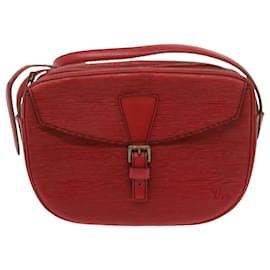Louis Vuitton-Bolsa de ombro LOUIS VUITTON Epi Jeune Fille MM Vermelho M52157 Autenticação de LV 68993-Vermelho