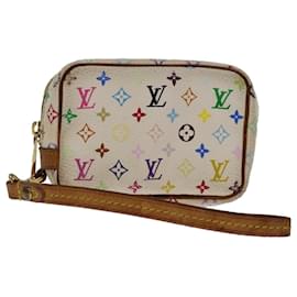 Louis Vuitton-Bolso de mano para pantalones con monograma multicolor de LOUIS VUITTON Blanco M58033 autenticación 69262-Blanco
