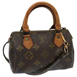 Louis Vuitton-LOUIS VUITTON Monogramm Mini Speedy Handtasche M.41534 LV Auth 69260-Monogramm