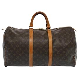 Louis Vuitton-Louis Vuitton-Monogramm Keepall 50 Boston Bag M.41426 LV Auth ki4245-Monogramm
