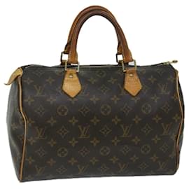 Louis Vuitton-Louis Vuitton Monogram Speedy 30 Hand Bag M41526 LV Auth th4727-Monogram