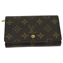 Louis Vuitton-LOUIS VUITTON Monogram Porte Monnaie Billets Tresor Wallet M61730 LV Auth th4716-Monogram